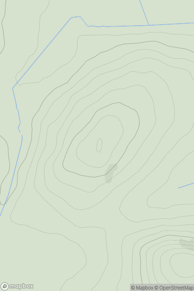 Thumbnail image for North Hill [Central Scotland from Dumbarton to Montrose] showing contour plot for surrounding peak
